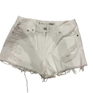 Lovers and Friends white jean shorts